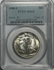 1940-S  Walking Liberty Half-Dollar - PCGS MS65 - Beautiful Gem Coin