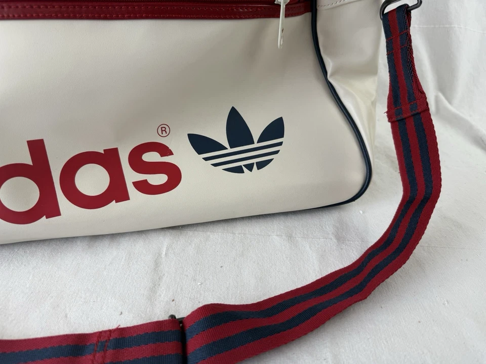 Bolso de Lona Adidas Originales Adicolor Cuero sintético Poliéster Rojo Blanco Foto 3 de 4