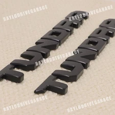 Matte Door BLACKOUT EMBLEM BADGE OVERLAY 2014-2024 For  Tundra SR5 4X4 Limited