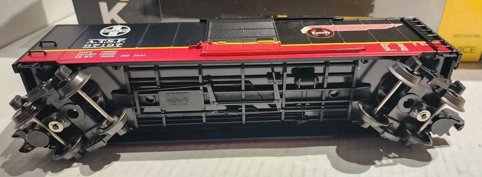 K-Line O Scal ATSF Santa Fe Black Bonnet Midnight Chief Boxcar #97197 K761-1051 - Image 2 of 4