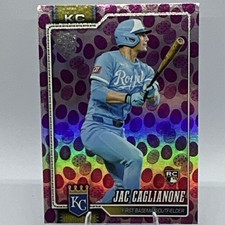 Topps Series 1 2026 Jac Caglianone #138 Purple Easter Eggs Rookie Royals