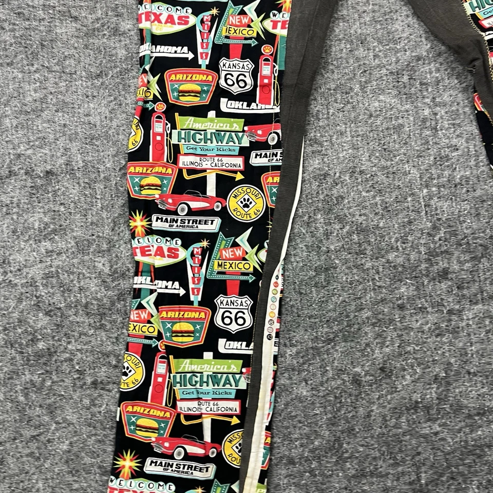 Pantalones de mezclilla LRG para hombre 34 grises levantados grupo de investigación parche para piernas gráficos coches Foto 3 de 4