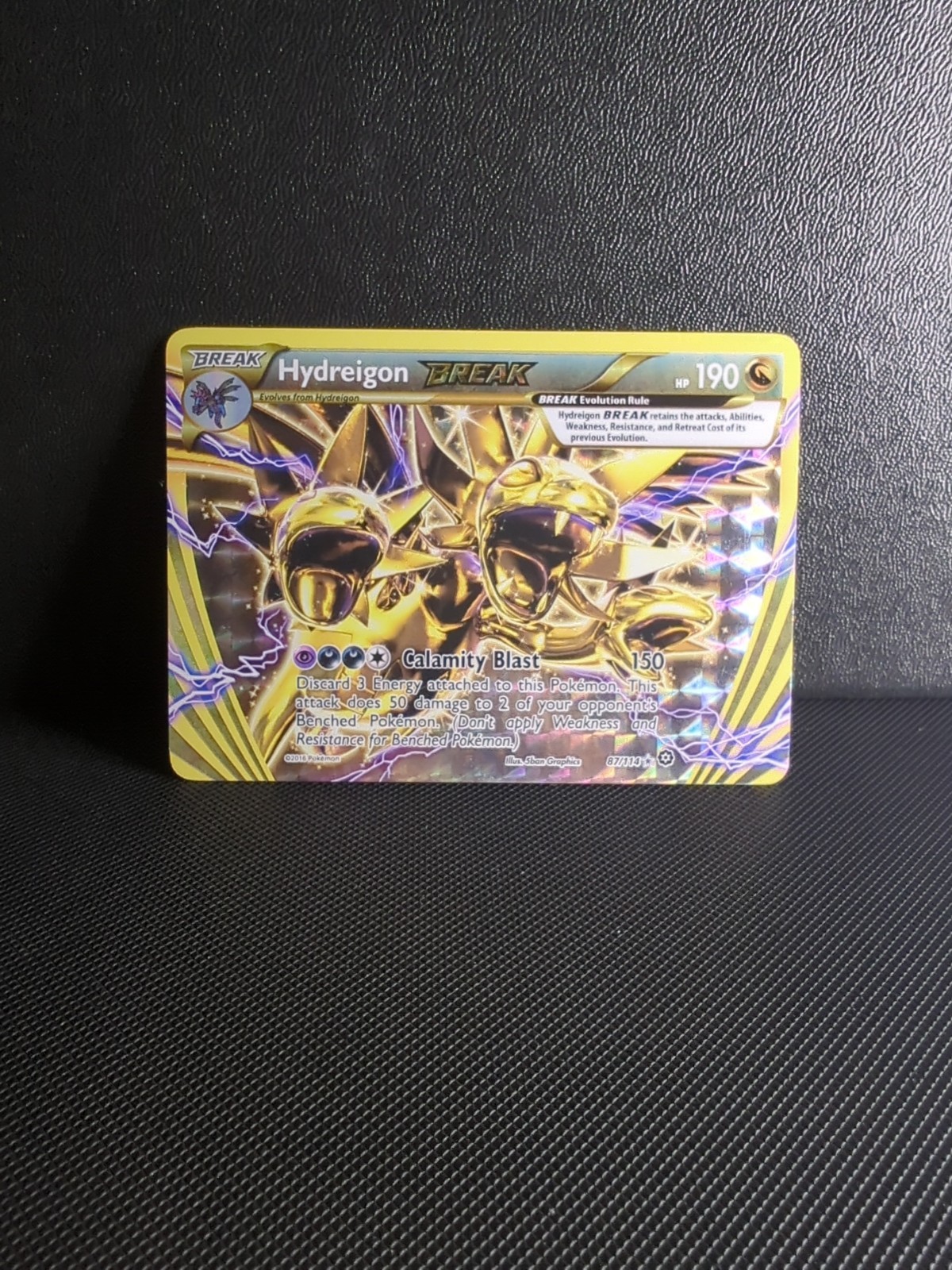 The Pokémon Company Hydreigon BREAK 87/114 Steam Siege Rare Holo 190HP EN