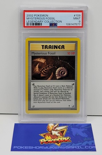 Mysterious Fossil graded PSA 9 for sale on eBay