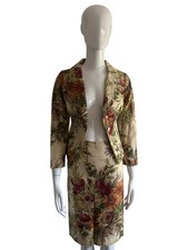 Dolce and Gabbana ss1997 Printed Silk Suit