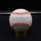 Don Larsen Signed Rawlings OAL Baseball Autograph Inscribed 10-8-56 ZJ23120