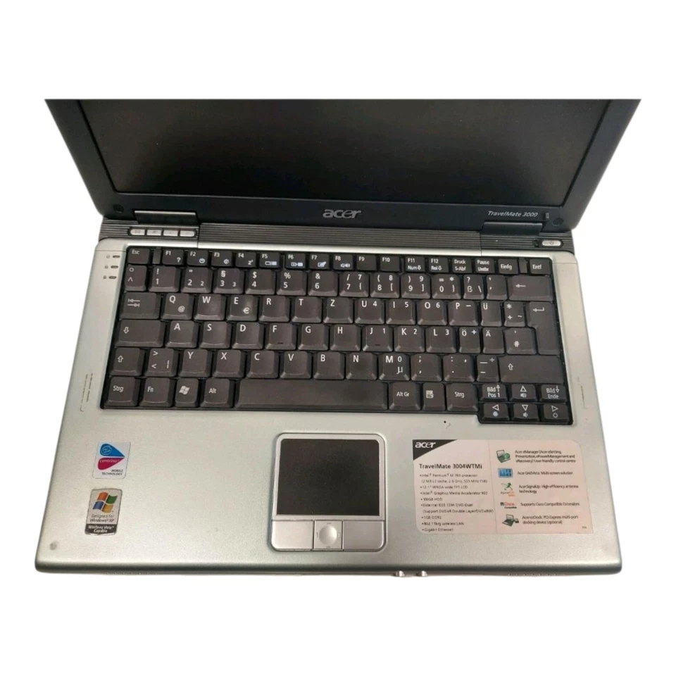 Acer TravelMate 3004WTMi / Difettoso, Parti Ricambio Vedi Descrizione #555 - Immagine 2 di 4