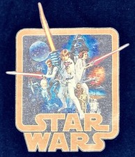 Vtg Star Wars Episode IV A New Hope Official Lucasfilm 2005 Navy T Shirt SMALL