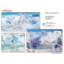 Wipeout Ischgl Piste Map Microfibre Goggle Cloth and Resort Map