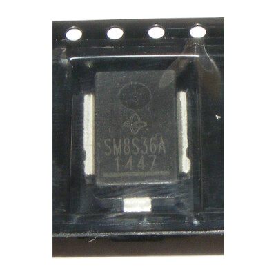 [2pcs] SM8S36A 8W 36V TVS Diode Surface Mount General Semiconductor