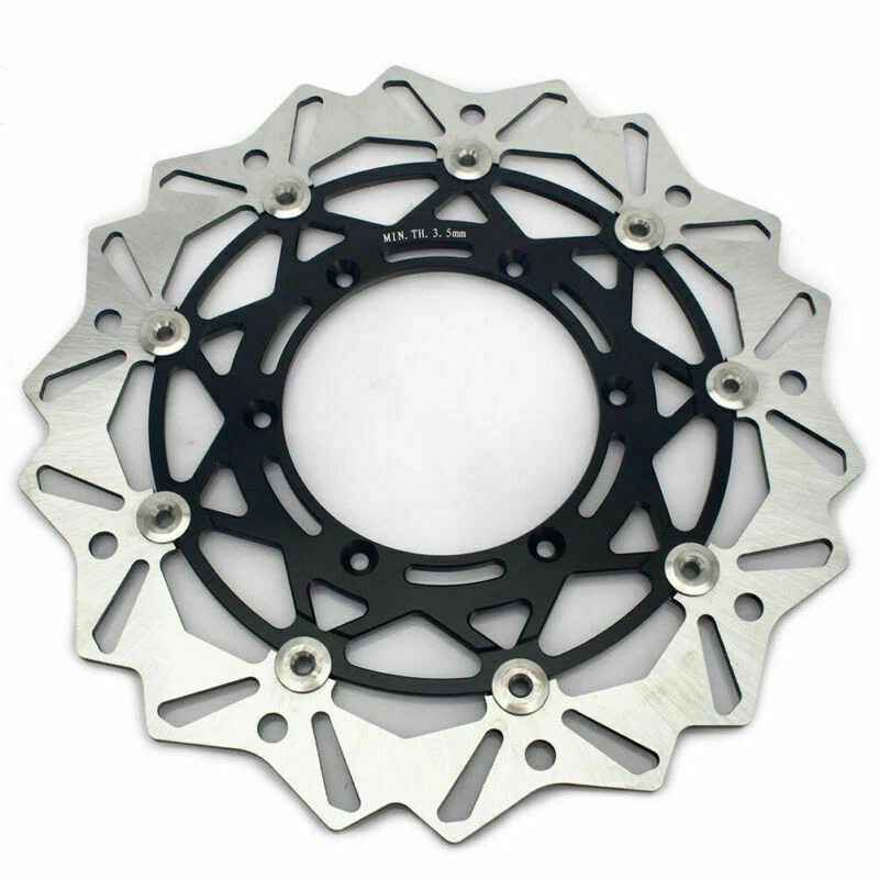 320 мм плавающий диск и задняя панель с адаптером для YAMAHA YZ250F 07-19 YZF450 2008-2019 - Изображение 2 из 4