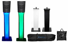  2 JBL JRX215 2000 Watt 15" DJ Speakers  Adjustable Totem Style Speaker Stands