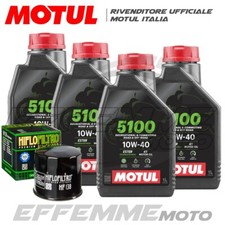Tagliando SUZUKI GSX 600 F 1998 1999 2000 2001 (MOTUL 5100 10W40 + Filtro olio)