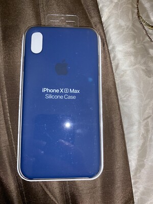 Authentic Genuine Apple Silicone Case Iphone Xs Max Blue Horizon