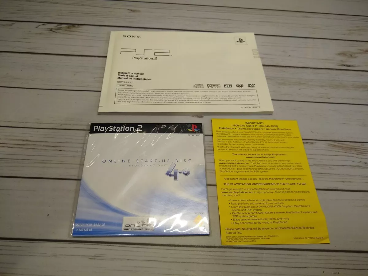 Playstation 2 PS2 Online Start Up Disc 3.0