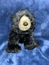 Adventure Planet Black Bear Plush realistic stuffed animal teddy