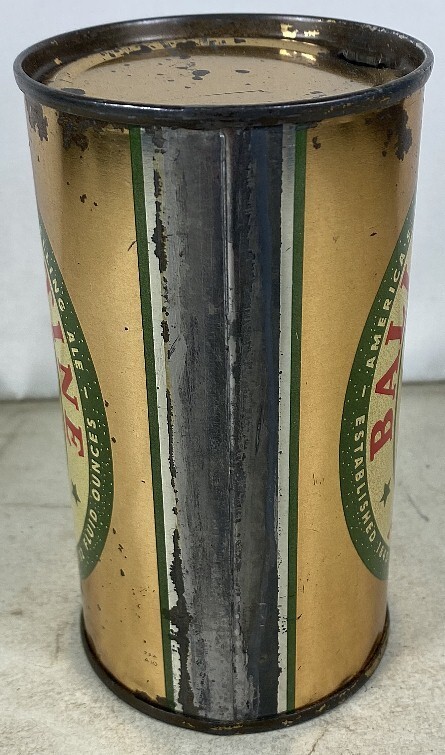 Vintage 1950's Flat Top Can Ballantine Ale Brewer's Gold Newark