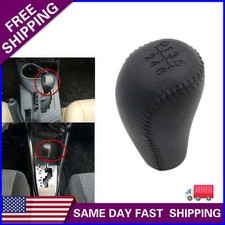 6 Speed Leather Gear Shift Knob Black Fits For Toyota Tacoma 2005-2015 6 Speed Leather Gear Shift Knob Black Fits For Toyota Tacoma 2005-2015