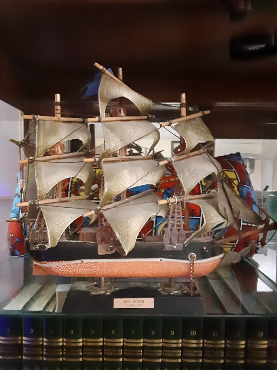 Vintage Sea Witch 1846 Clipper Model Ship assembled | eBay