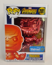 Funko Pop Thanos 289 Rojo Metálico Marvel Vengadores Walmart Figura Exclusiva NUEVO