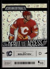 2023-24 Credentials Debut Ticket Acces Ilya Solovyov Calgary Flames #141