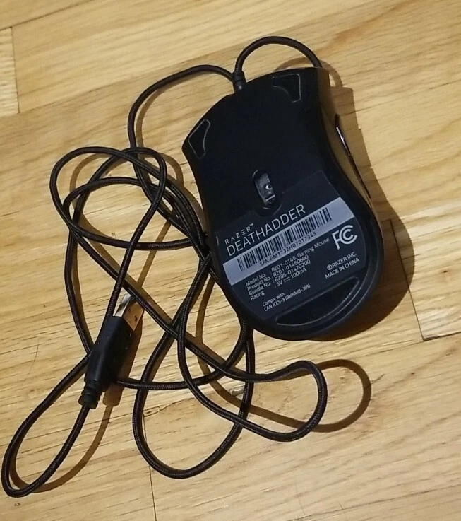 Razer DeathAdder 2000 RZ01-0145 Black Gaming Mouse USB Cable - Image 2 of 4