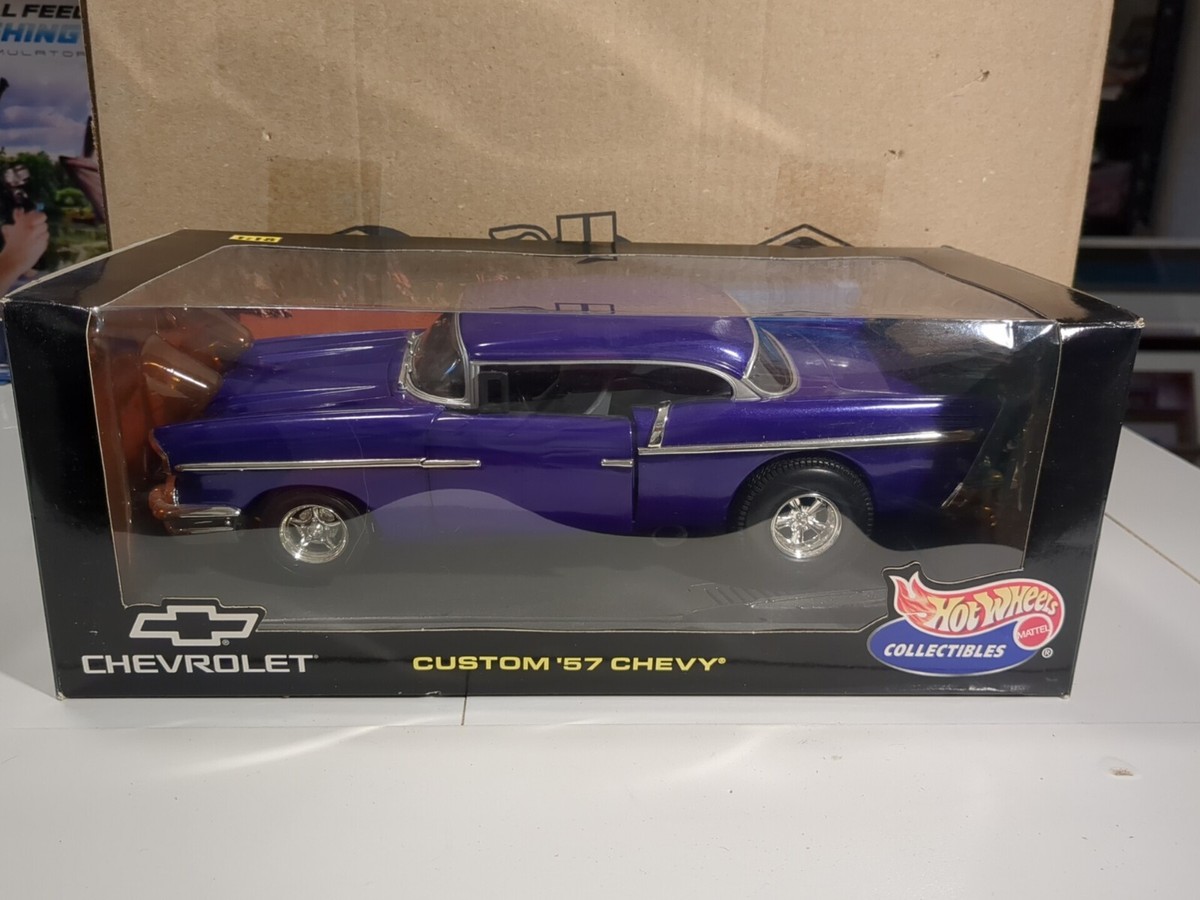 ミニカー HotWHeeLs Chevrolet Custom '57Chevy1/18 Hot Wheels Collectibles CUSTOM 57 CHEVY 1:18 Scale Vhtf | eBay