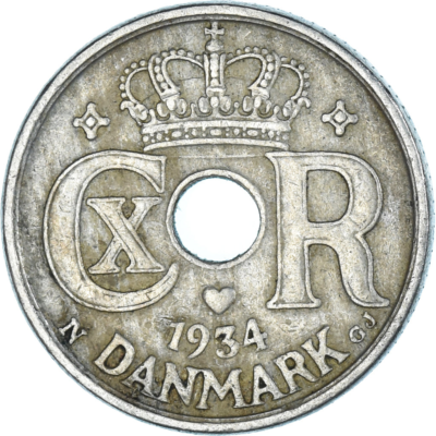Danish Coin 10 Øre | Christian X | Denmark | 1924 - 1947 | eBay