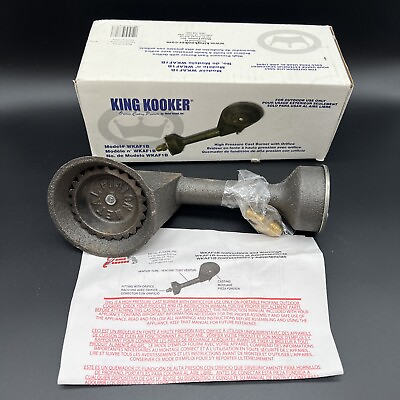 #ad King Kooker WKAF1B High Pressure Burner with Orifice Block Gray Propane Camping $6.39