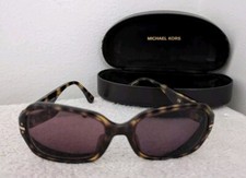 Michael Kors Sunglasses Jesse M2858S 206 Tortoise Square 55mm 18 130 w/ Case