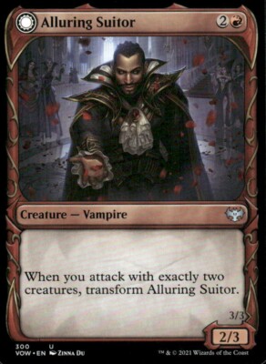 Alluring Suitor 300 Crimson Vow MTG Magic the Gathering card