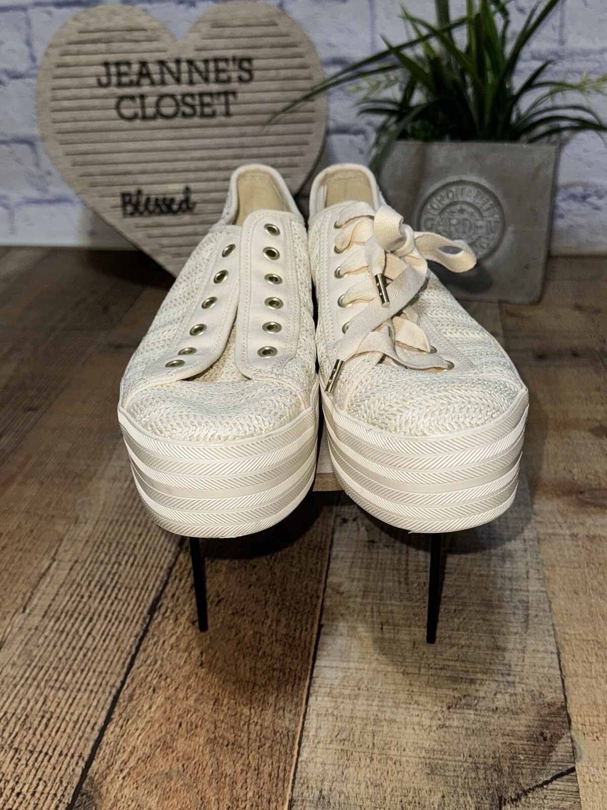 Keds x Kate Spade Triple Up Sneakers Size 9 Pre owned good condition image 4