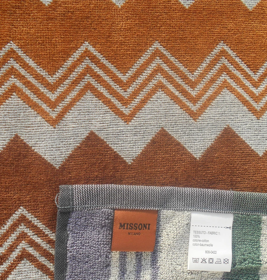 ПРОСТЫНЯ ДЛЯ ДОМАШНЕЙ ВАННЫ MISSONI ХЛОПОК ВЕЛЮР ЭКОЛОГИЧНАЯ 39x59 дюймов 100x150 см BENNIE 160 - Изображение 3 из 4