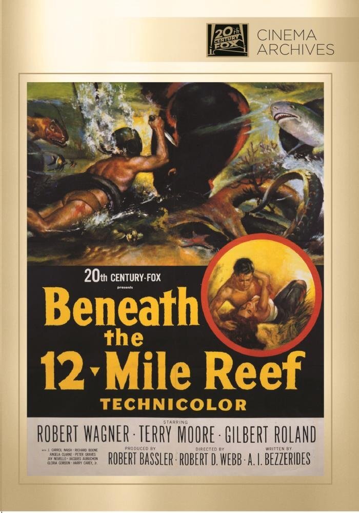 Beneath The 12-mile Reef (DVD) Gilbert Roland J. Carrol Naish Richard Boone