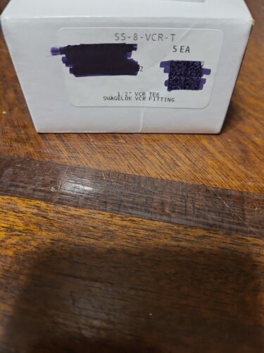 5. NEU SS8VCRT SWAGELOK SS-8-VCR-T Videorecorder Stirndichtung Fitting 1/2 Zoll