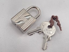 HERMES Cadena Silver Key Ring 32 Used