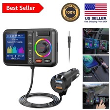 Car Bluetooth Adapter: Fast Charging, LED Backlights  Improved Audio Quality