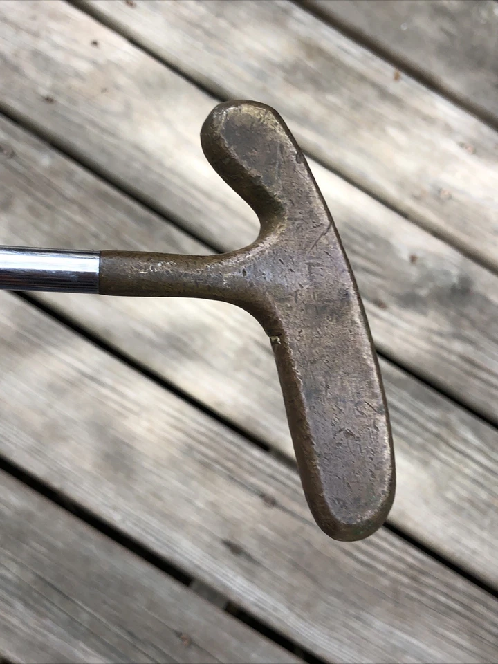 RH Titleist Acushnet Bronze Brass Bulls Eye La Femme Putter John Rueter - Image 3 of 4
