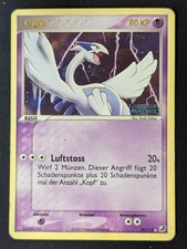 Pokemon Lugia 29/115 Rare Holo Stamp Stamped Secret Forces Deutsch Played