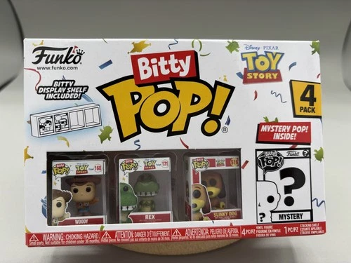 Funko Disney Pixar Bitty Pop Toy Story Woody 4PK