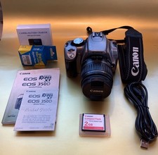 Canon EOS Digital Rebel XT 8MP Digital SLR Camera Silver W/18-55mm-Tested Mint