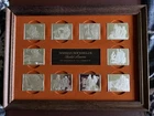 Norman Rockwell's Fondest Memories 1973 First Edition Sterling Silver Ingot Set