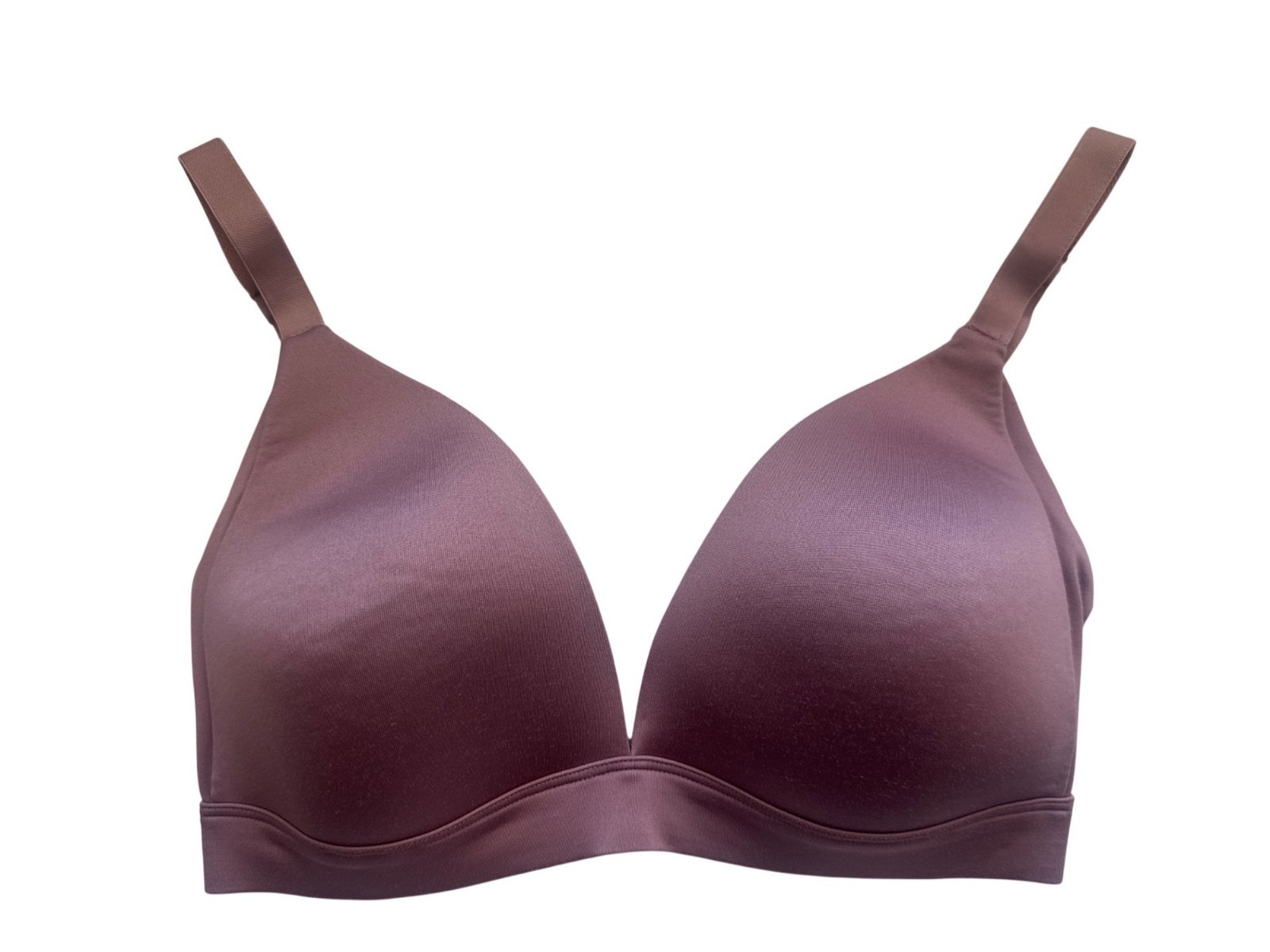 Auden Womens Bra Sz 34DD Mauve Lightly Lined Wireless Comfort Full Coverage