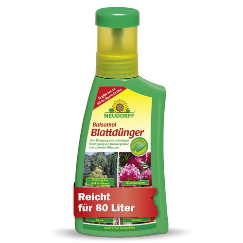 Neudorff Balsamol Blattdünger 250 ml Dünger Blätter Hecken Koniferen Immergrüne