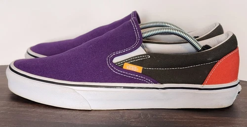 Vans Slip Classico Tela Mix And Match Viola Nero Rosso Taglia Uomo 8 5 Donna 10