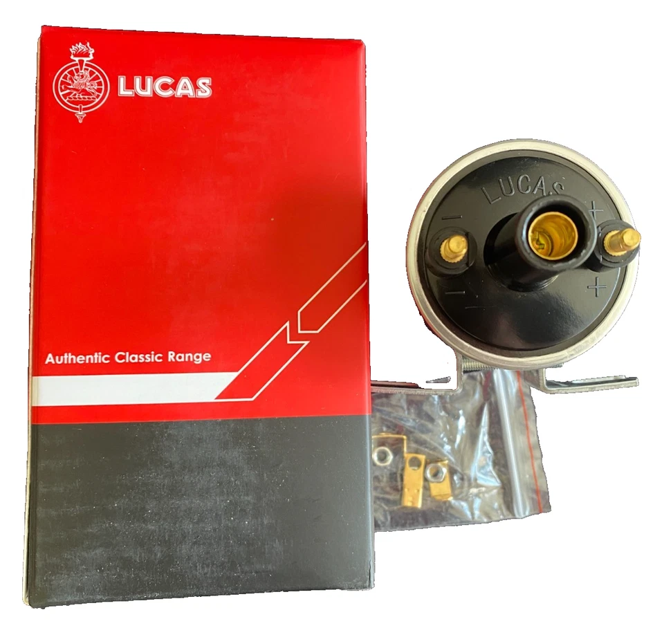 DLB101 Lucas  Standard 12v 3 ohm  Non Ballist  Ignition Coil  - Image 4 of 4