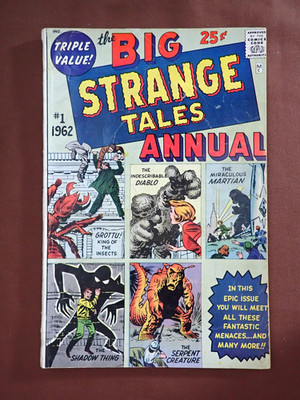STRANGE TALES ANNUAL #1  COMIC BOOK  MARVEL COMICS   1962