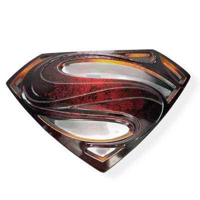 Man Of Steel 3D Blu-ray DVD 4-Disc Box Set Superman Shield Case Warner Bros Ltd