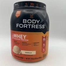 1.8 Pound Vanilla Whey Protein Supplement Powder for Sports Nutrition