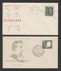 Germany 1956 lot of 5 better first day covers FDC